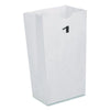 Ross & Wallace Paper Products Grocery Paper Bags, 1# Size, 30# Basis Weight, 3.5" x 2.25" x 6.63", White, 500/Bundle Paper Grocery Bags - Office Ready