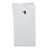Ross & Wallace Paper Products Grocery Paper Bags, 1# Size, 30# Basis Weight, 3.5" x 2.25" x 6.63", White, 500/Bundle Paper Grocery Bags - Office Ready
