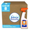 Febreze® Fabric Refresher Spray, Fresh Clean Scent, (8) 32 oz Bottles and (2) Trigger Sprayers/Carton Liquid Spray Air Fresheners/Odor Eliminators - Office Ready