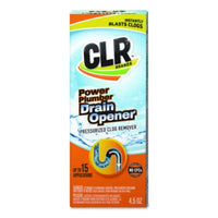 CLR® Power Plumber Drain Opener, 4.5 oz Aerosol Spray, 6/Carton Drain Cleaners - Office Ready