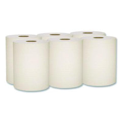 Scott® Essential 100% Recycled Fiber Hard Roll Towel, 1-Ply, 8" x 800', 1.5" Core, Brown, 6 Rolls/Carton