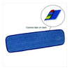 Nexstep Commercial Products MaxiPlus® Microfiber Pad, 18", Blue Wet Mop Head Pads - Office Ready