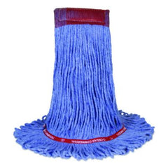 Nexstep Commercial Products MaxiClean® Loop-End Mop, Cotton/Synthetic, 24 oz, Blue