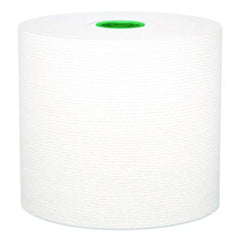 Kleenex® Hard Roll Paper Towels with Premium Absorbency Pockets with Colored Core, Green Core, 1-Ply, 7.5" x 700 ft, White, 6 Rolls/CT