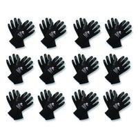KleenGuard™ G40 Latex Coated Gloves, Size 8, Gray/Black, 12 Pairs/Pack Work Gloves, Coated - Office Ready