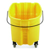 Rubbermaid® Commercial WaveBrake® 2.0 Bucket, 8.75 gal, Plastic, Yellow Mop Buckets - Office Ready
