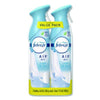 Febreze® AIR™, Linen and Sky, 8.8 oz Aerosol Spray, 2/Pack Aerosol Spray Air Freshener/Odor Eliminators - Office Ready