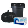 Heritage Reprocessed Resin Can Liners, 60 gal, 1.2 mil, 38 x 58, Black, 50 Rolls/Carton Repro Resin Waste Can Liners - Office Ready