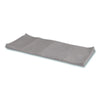 Heritage Linear Low-Density Can Liners, 45 gal, 1.1 mil, 40" x 46", Gray, Flat Pack, 125/Carton LDPE Waste Can Liners - Office Ready