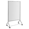 Safco® Impromptu® Whiteboard Collaboration Screen, 36" x 60", White Surface, Gray Metal/Plastic Frame Dry Erase Boards - Easel/Mobile - Office Ready