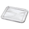 HFA® Steam Pan Foil Lids, Fits Half-Size Pan, 30 Gauge, 12.27 x 10.44, 100/Carton Steam Table Pan Lids - Office Ready