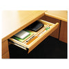 HON® Laminate Center Drawer, 22w x 15.38d x 2.5h, Harvest Open-Format Center Utility Drawers - Office Ready