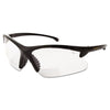 Smith & Wesson® V60 30-06* Safety Reader Eyewear, Black Frame, Clear Lens Wraparound Magnifier Safety Glasses - Office Ready