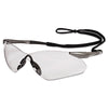 KleenGuard™ V30 Nemesis* VL Safety Glasses, Gunmetal Frame, Clear Lens Wraparound Safety Glasses - Office Ready