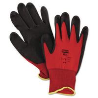 North Safety® NorthFlex Red™ Foamed PVC Palm Coated Gloves NF11/8M, Medium, Dozen Work Gloves, Coated - Office Ready