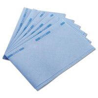 Chix® Food Service Towels, 13 x 21, Blue, 150/Carton Washable Cleaning Cloths - Office Ready