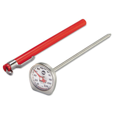 Rubbermaid® Commercial Pelouze® Industrial-Grade Pocket Thermometer, 0F to 220F Atmospheric Thermometers - Office Ready