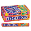 Mentos® Chewy Mints, 1.32 oz, Mixed Fruit, 15 Rolls/Box Breath Mints - Office Ready