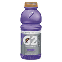 Gatorade® G2® Perform 02 Low-Calorie Thirst Quencher, Grape, 20 oz Bottle, 24/Carton Sports Drinks - Office Ready