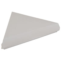 SCT® White Pizza Clamshells, 9.25 x 9 x 1.69, White, Paper, 400/Carton Pizza Boxes - Office Ready