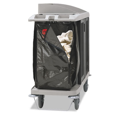 Rubbermaid® Commercial Zippered Vinyl Cleaning Cart Bag, 6190, 6191, 6192, 9T19, 25 gal, 17