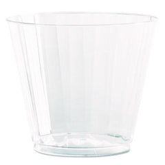 WNA Classic Crystal™ Fluted Tumblers, 9 oz, Clear, Fluted, Squat, 20/Pack, 12 Packs/Carton