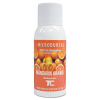 Rubbermaid® Commercial TC Microburst 3000 Air Freshener Refill, Mandarin Orange, 2 oz Aerosol Spray, 12/Carton Aerosol Air Freshener/Odor Eliminator Refills - Office Ready