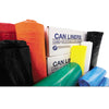 Inteplast Group High-Density Commercial Can Liners, 30 gal, 9.91 mic, 30" x 37", Black, Interleaved Roll, 25 Bags/Roll, 20 Rolls/Carton HDPE Waste Can Liners - Office Ready
