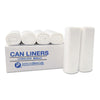 Inteplast Group High-Density Commercial Can Liners, 30 gal, 9.91 mic, 30" x 37", Black, Interleaved Roll, 25 Bags/Roll, 20 Rolls/Carton HDPE Waste Can Liners - Office Ready