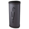 Alba™ Triangular Umbrella Stand, Steel/Plastic, 10.25w x 10.25d x 23.67h, Black Cane & Umbrella Stands - Office Ready