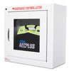 ZOLL® AED Wall Cabinet, 17w x 9.5d x 17h, White Emergency Equipment Cases - Office Ready