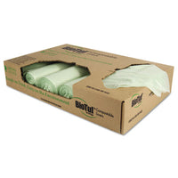 Heritage Biotuf® Compostable Can Liners, 32 gal, 1 mil, 34
