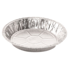 HFA® Round Aluminum Containers, 32 oz, 9.03" Diameter x 1.25" h, Silver, 500/Carton