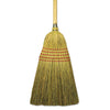 Boardwalk® Corn/Fiber Brooms, Corn/Yucca Bristles, 53.5" Overall Length, Natural, 6/Carton Traditional Corn/Synthetic Brooms - Office Ready