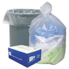 Ultra Plus® Can Liners, 45 gal, 12 mic, 40" x 48", Natural, 25 Bags/Roll, 10 Rolls/Carton HDPE Waste Can Liners - Office Ready