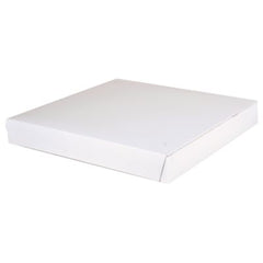 SCT® Lock-Corner Pizza Boxes, 14 x 14 x 1.88, White, Paper, 100/Carton