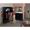 Tennsco Assembled Jumbo Steel Storage Cabinet, 48w x 24d x 78h, Black Office & All-Purpose Storage Cabinets - Office Ready