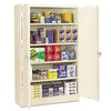 Tennsco Assembled Jumbo Steel Storage Cabinet, 48w x 24d x 78h, Putty Office & All-Purpose Storage Cabinets - Office Ready