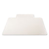 deflecto® RollaMat® Frequent Use Chair Mat for Medium Pile Carpeting, Med Pile Carpet, Flat, 45 x 53, Wide Lipped, Clear Chair Mats - Office Ready