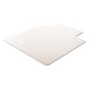 deflecto® RollaMat® Frequent Use Chair Mat for Medium Pile Carpeting, Med Pile Carpet, Flat, 45 x 53, Wide Lipped, Clear Chair Mats - Office Ready