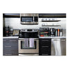 Safco® Onyx™ Breakroom Organizers, 3 Compartments, 6 x 6 x 18, Steel Mesh, Black Coffee Condiment Stations - Office Ready