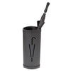 Alba™ Triangular Umbrella Stand, Steel/Plastic, 10.25w x 10.25d x 23.67h, Black Cane & Umbrella Stands - Office Ready