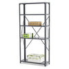 Safco® Heavy-Duty Commercial Steel Shelving Unit, Five-Shelf, 36w x 12d x 75h, Dark Gray Multiuse Shelving, Open - Office Ready