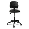 Alera® Alera® WL Series Workbench Stool, Supports Up to 250 lb, 17.25" to 25" Seat Height, Black Drafting & Task Stools - Office Ready