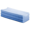 Boardwalk® Hydrospun Wipers, 8.26 x 16.75, Blue, 100 Wipes/Box, 10 Boxes/Carton Disposable Dry Wipes - Office Ready