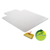 deflecto® DuraMat Moderate Use Chair Mat for Low Pile Carpeting, 45 x 53 with Lip, Clear Chair Mats - Office Ready