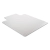 deflecto® DuraMat Moderate Use Chair Mat for Low Pile Carpeting, 45 x 53 with Lip, Clear Chair Mats - Office Ready