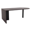 Alera® Valencia™ Series D-Top Desk, 71" x 35.5" x 29.63", Espresso Desk Shells - Office Ready