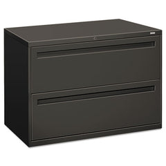 HON® Brigade® 700 Series Lateral File, 2 Legal/Letter-Size File Drawers, Charcoal, 42" x 18" x 28"