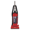 Sanitaire® FORCE™ Upright Vacuum SC5745B, 13" Cleaning Path, Red Upright Vacuum Cleaners - Office Ready